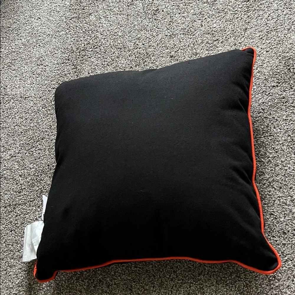 BNWT ‘It’s all a Bunch of Hocus Pocus’ Black/Orange Halloween Decorative Pillow